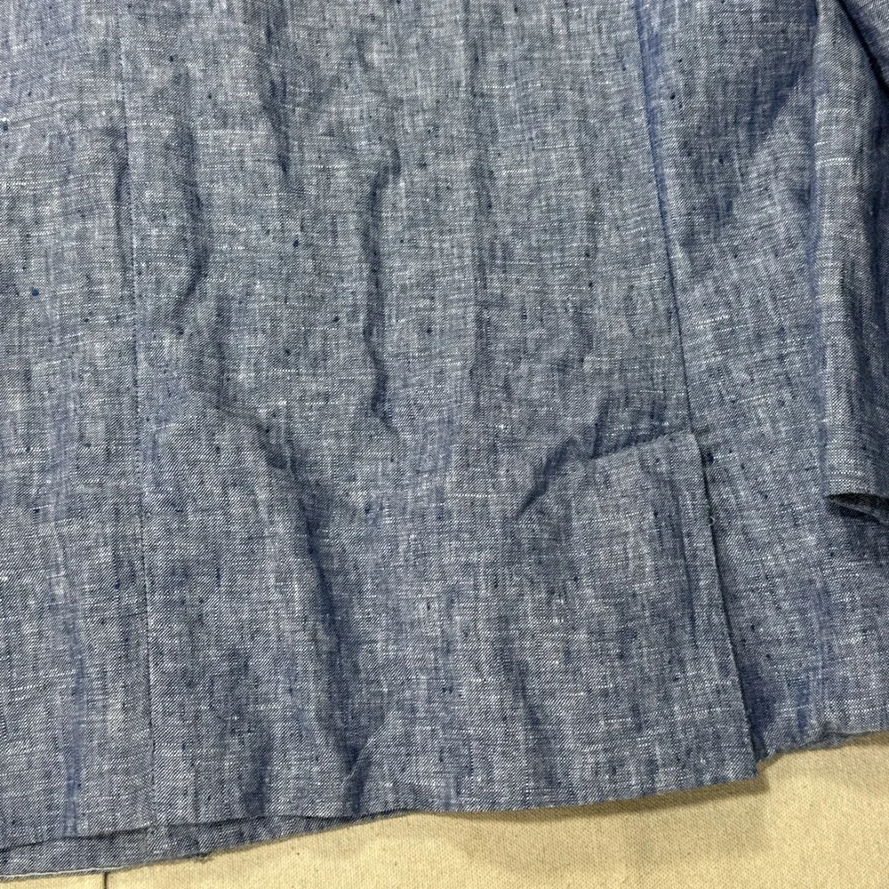 Linen Blazer Blue Tasso Elba Mens Blue Sport Coat Summer Wedding Sz Large